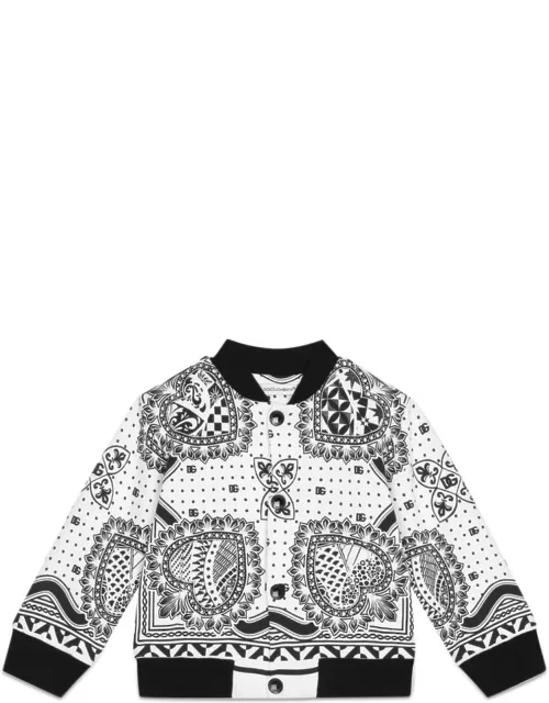 Dolce & Gabbana Sweatshirt With Bandana Button