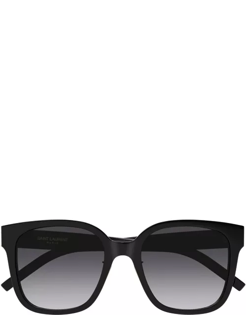 Saint Laurent Eyewear Sl M105/f Black Sunglasse