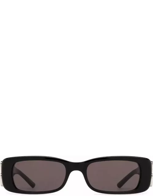 Balenciaga Eyewear Crystal Embellished Bb Hinge Rectangular Lens Sunglasse