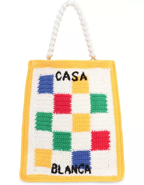Casablanca Crochet Mini Bag
