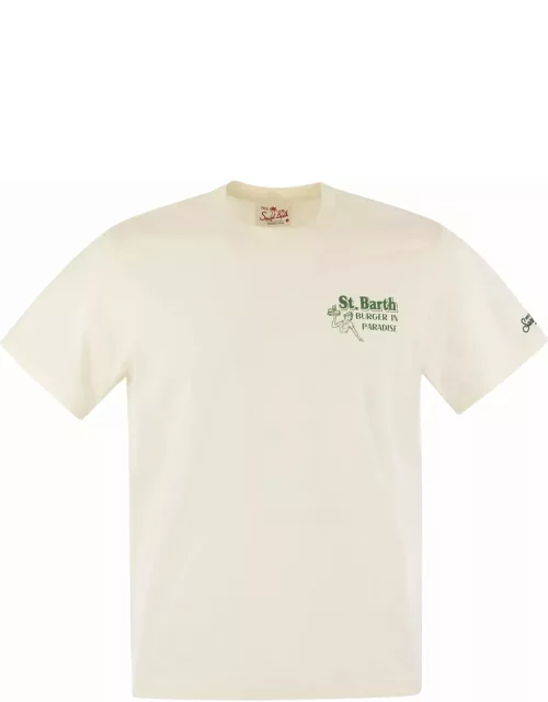 MC2 Saint Barth T-shirt With Print On Chest And Back