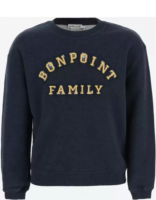 Bonpoint Cotton Sweatshirt With Logo