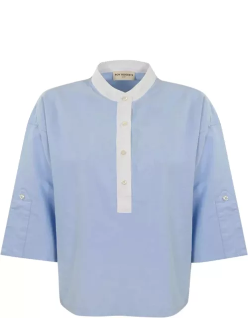 Roy Rogers Mandarin Collar Shirt