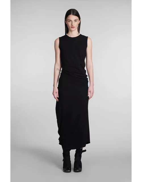 Lemaire Dress In Black Cotton