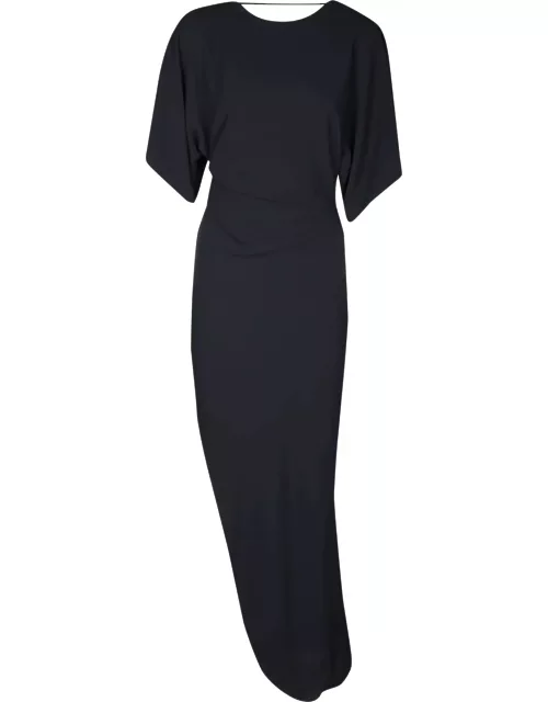 Rev Savita Black Asymmetric Long Dres