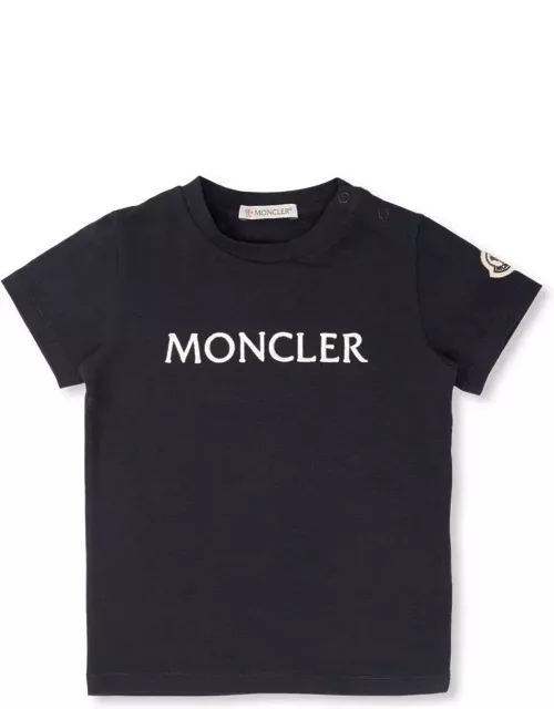Moncler Logo-embroidered Crewneck T-shirt