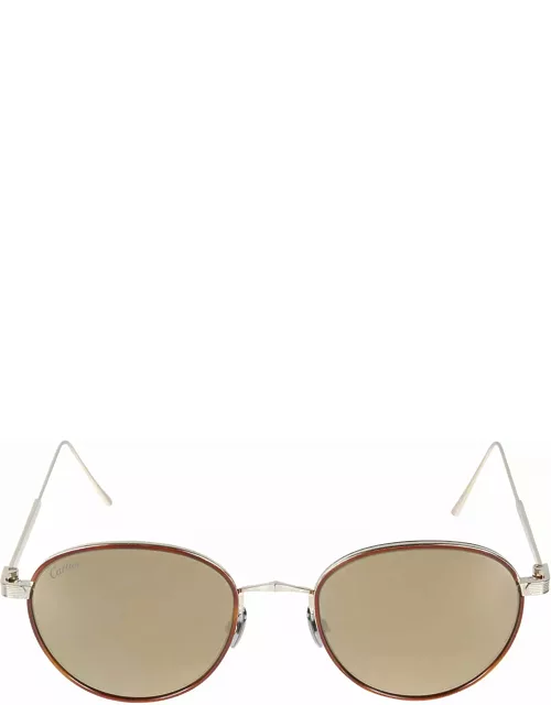 Cartier Eyewear Round Sunglasse