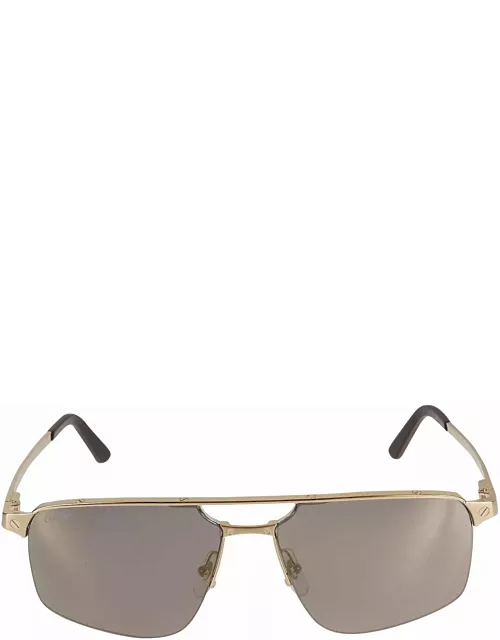 Cartier Eyewear Aviator Square Sunglasse
