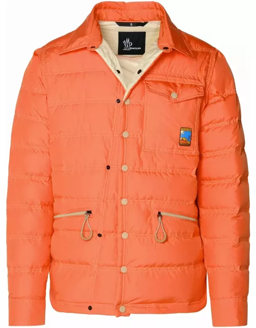 Moncler Grenoble lavachey Orange Polyester Down Jacket
