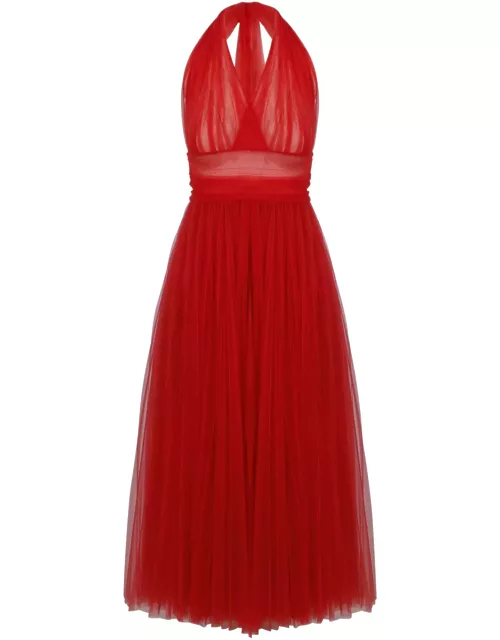 Dolce & Gabbana Pleated Tulle Dres