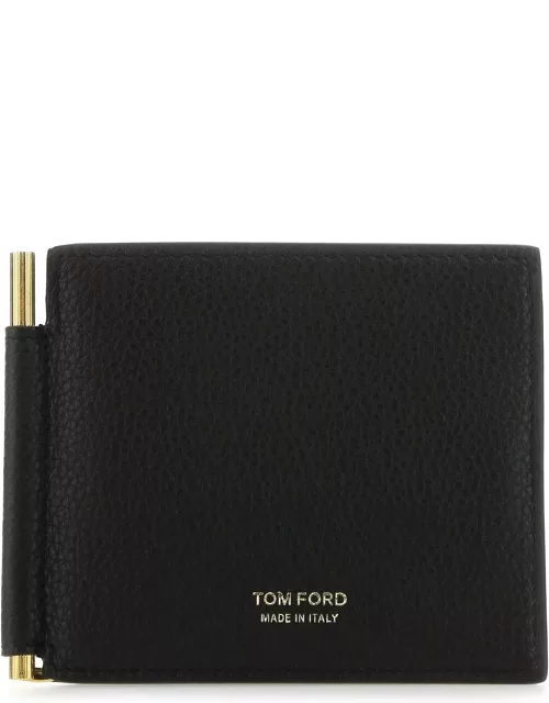 Tom Ford Black Leather Card Holder
