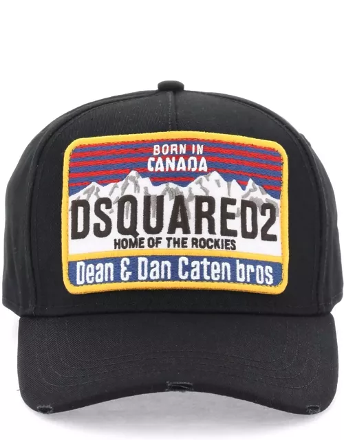 Dsquared2 Baseball Cap With Logoed Patch