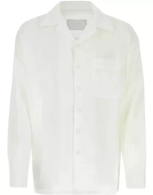 Prada White Linen Shirt