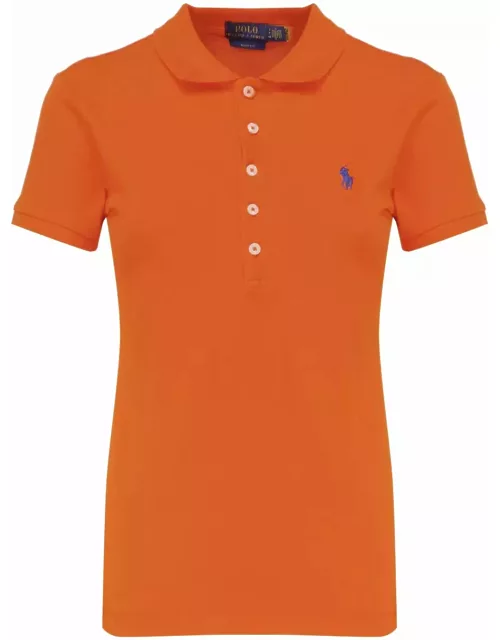 Polo Ralph Lauren Slim Polo Shirt With Embroidery