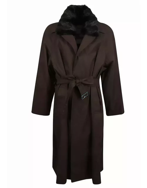 Burberry Belted Long Coat