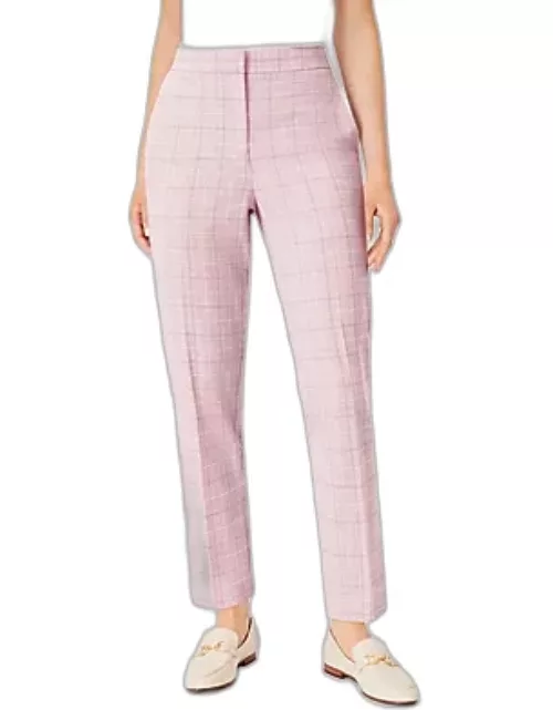 Ann Taylor The High Rise Ankle Pant in Plaid - Curvy Fit