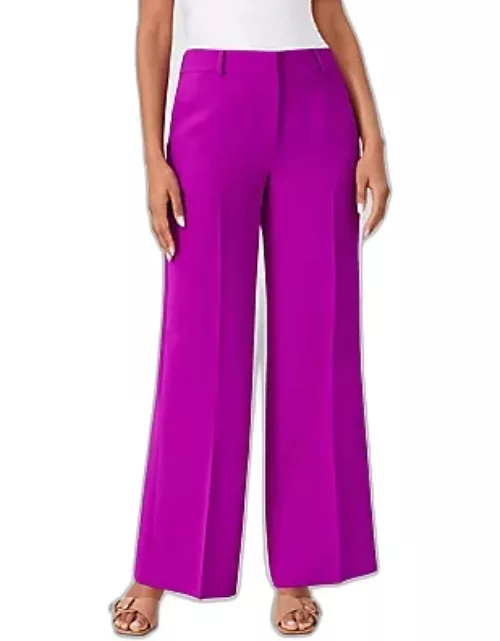 Ann Taylor The Wide Leg Pant in Crepe - Curvy Fit