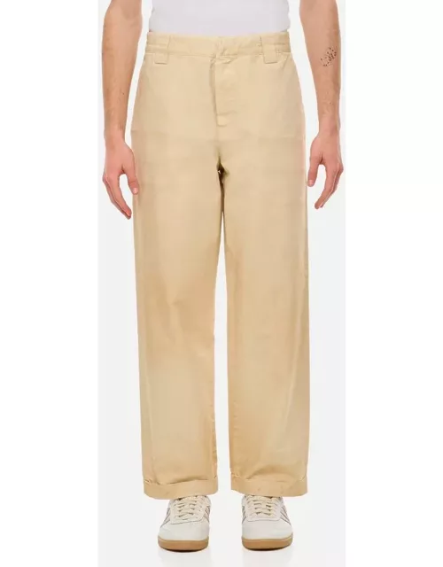 Golden Goose Cotton Chino Skate Trousers Beige