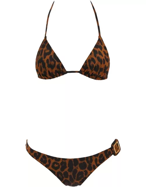 TOM FORD leopard print bikini set.