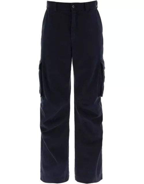 DOLCE & GABBANA cargo pants with logo plaque