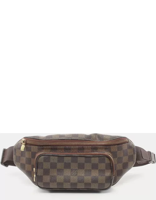 Louis Vuitton Bum bag Melville Damier ebene Body bag Waist bag PVC Leather Brown