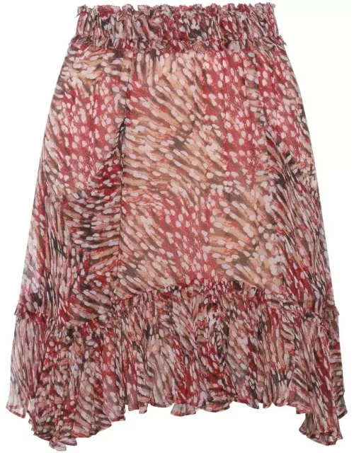 Marant Étoile Veronique High-waist Pleated Midi Skirt