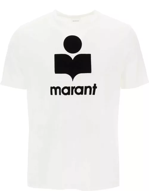 Isabel Marant Karman T-shirt With Flocked Logo