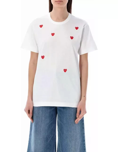 Comme des Garçons Play Red Hearts T-shirt