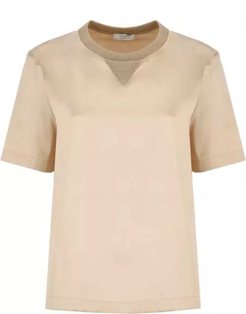 Peserico Silk And Cotton T-shirt
