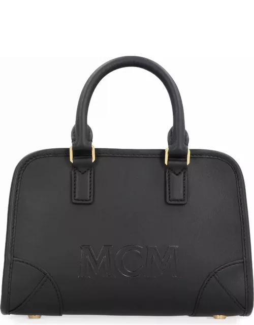 MCM Boston Leather Mini Bag