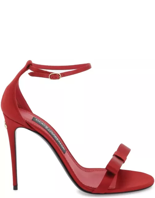Dolce & Gabbana Satin Sandal