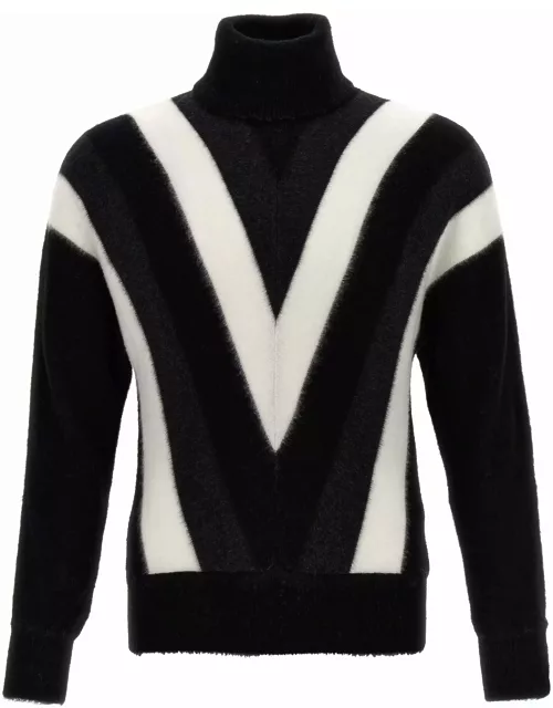 Saint Laurent Geometric Pattern Sweater