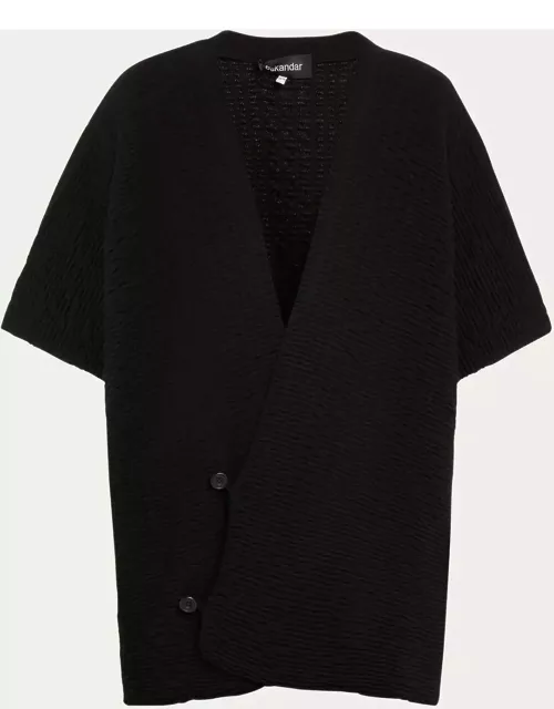 Double Breasted Cashmere Cardigan (Long Length)