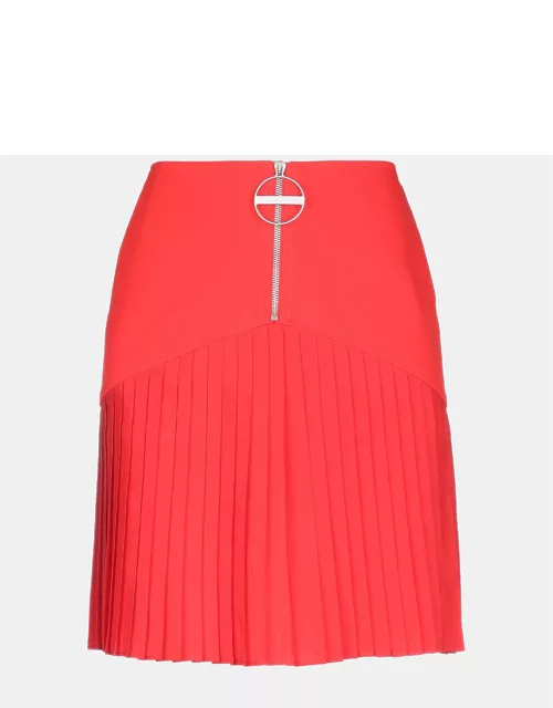 Givenchy Red Wool Midi Skirt