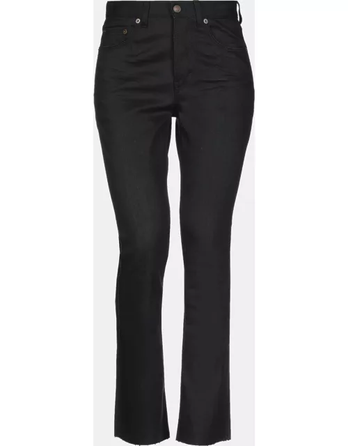 Saint Laurent Black Denim Jeans S Waist