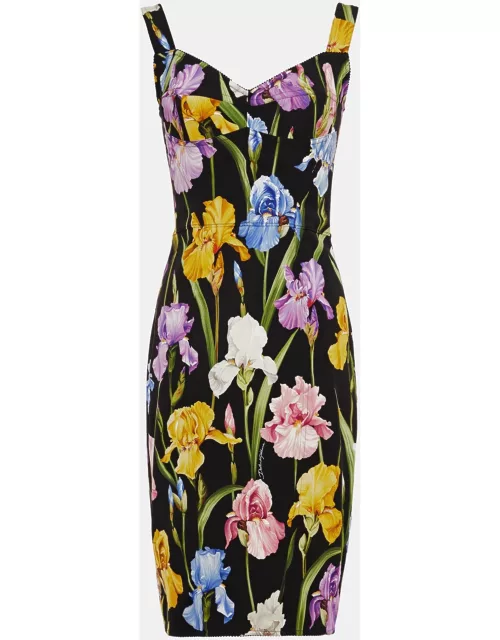 Dolce & Gabbana Silk Knee Length Dress IT