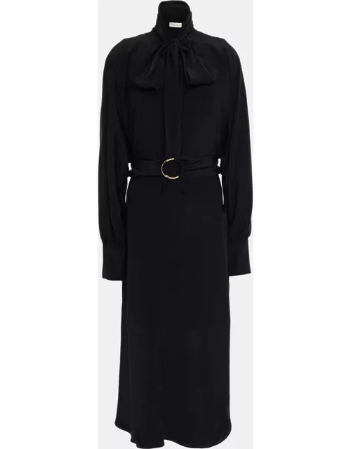 Zimmermann Black Silk Midi Dress M (2)