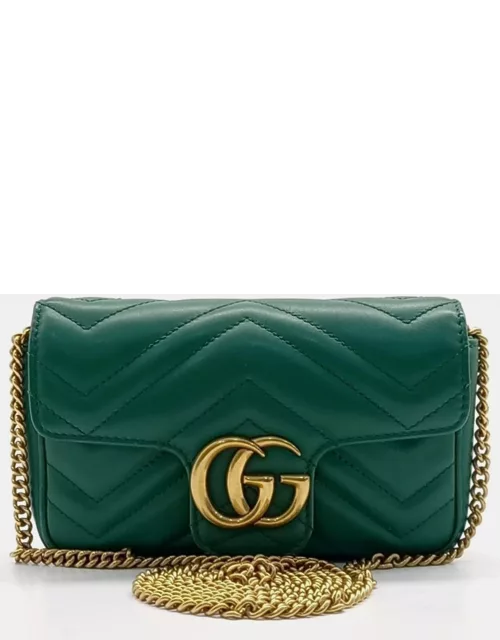 Gucci Matelasse Super Mini Crossbody Bag (476433)