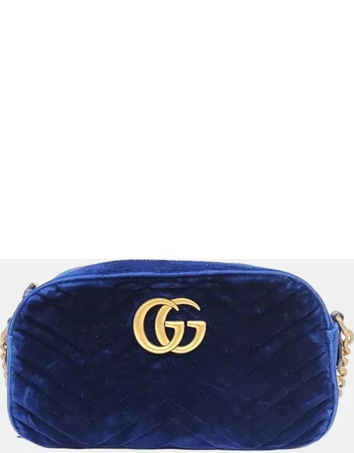 Gucci Velvet Mamong Crossbody Bag (447632)