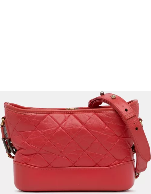Chanel Small Lambskin Gabrielle Crossbody Bag