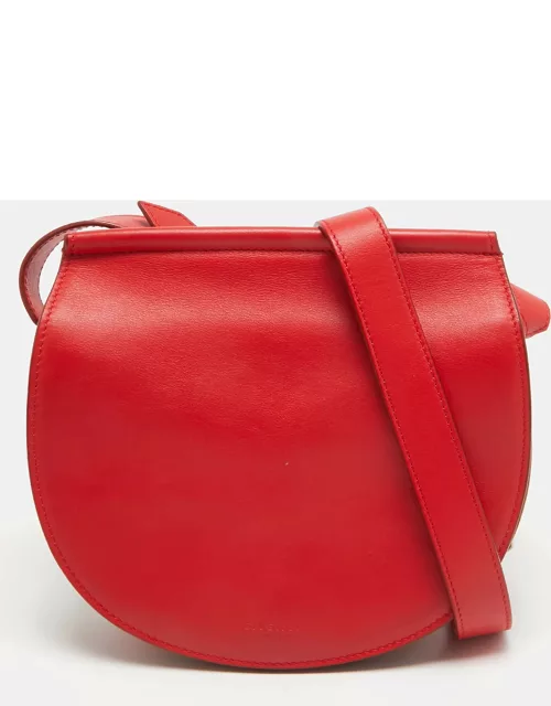 Givenchy Red Leather Mini Infinity Crossbody Bag