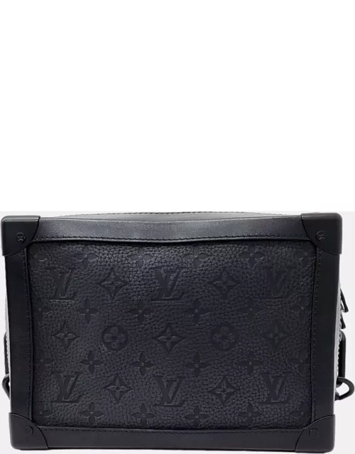 Louis Vuitton Black Monogram Soft Trunk Bag
