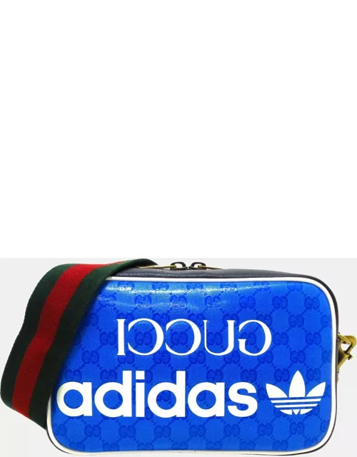 Gucci Blue x Adidas Small GG Crystal Crossbody Bag