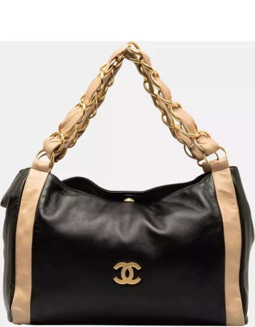 Chanel Black Olsen Shoulder Bag