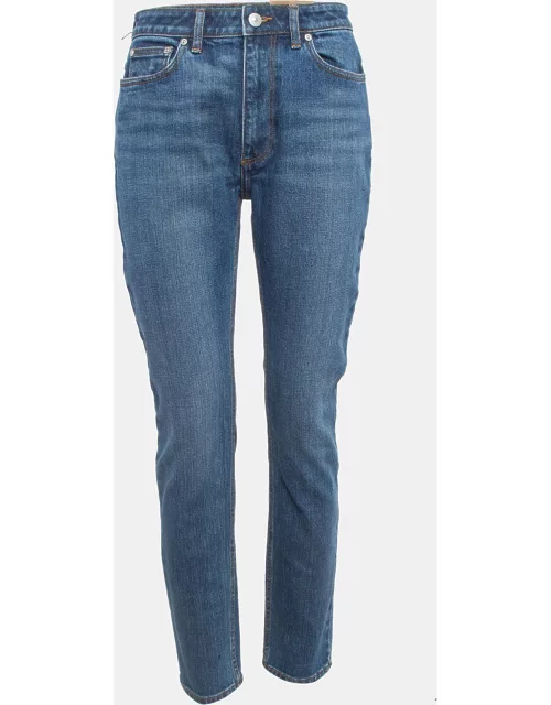 Burberry Blue Denim Mid-Rise Skinny Jeans M Waist 29"