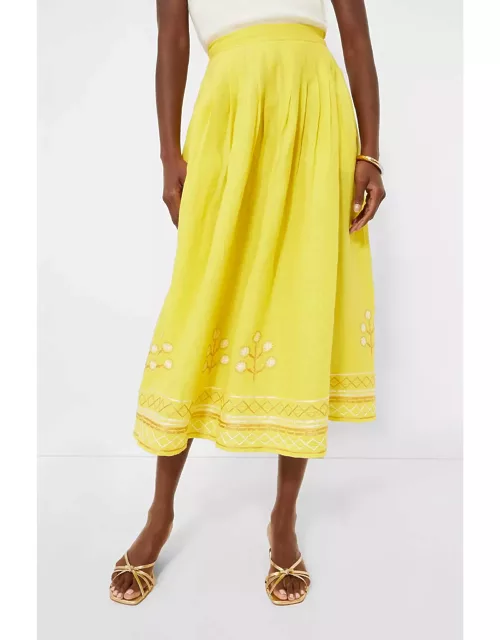 Yellow Zazou Skirt