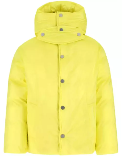 Bottega Veneta Fluo Yellow Nylon Padded Jacket