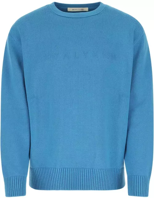 1017 ALYX 9SM Turquoise Cotton Sweater