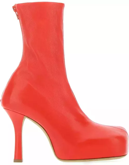 Bottega Veneta Red Nappa Leather Bold Boot