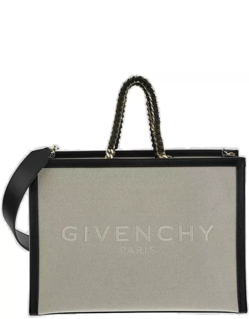 Givenchy Logo Embroidered Tote Bag